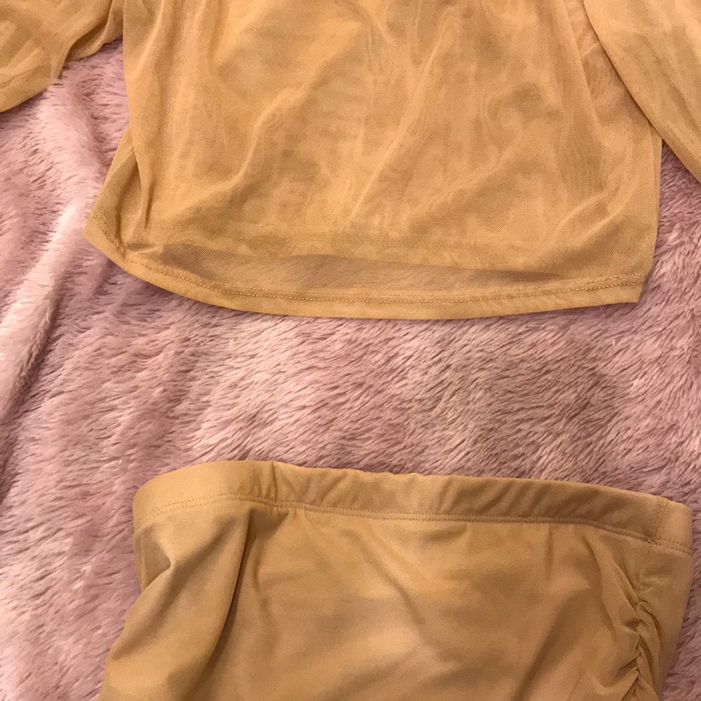 Avail in NUDE mesh skirt set - Picture 6 of 8